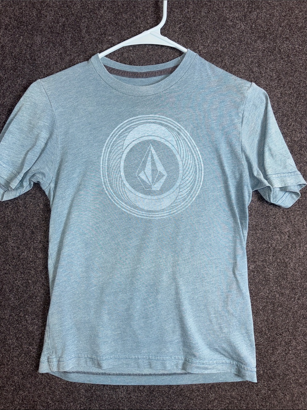 Volcom Light Blue Men’s Graphic‎ Logo Tee